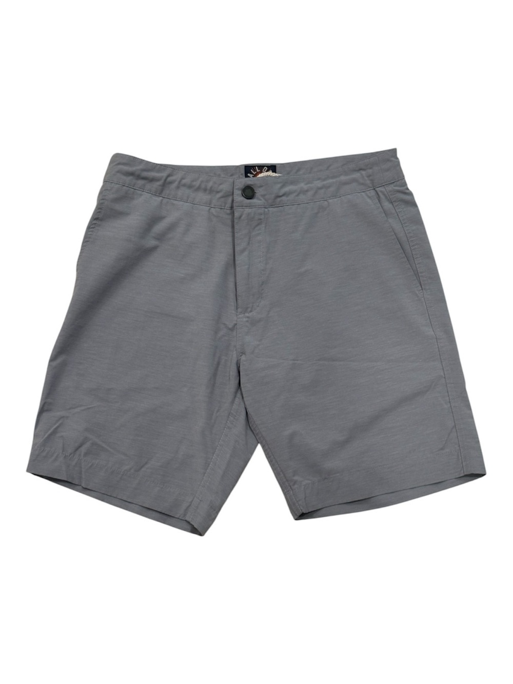 Faherty Men's Gray Flat-Front Shorts